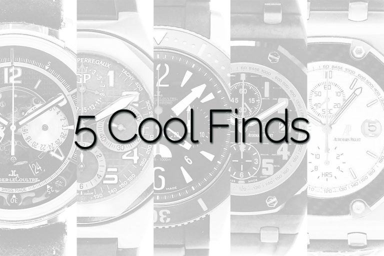 5 Cool Finds Chronext sports luxury chronographs