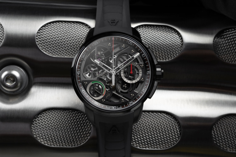 Angelus U30 Black Titanium Tourbillon Rattrapante