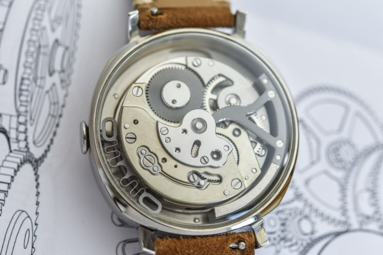 Antonin Falk Montre Ecole Automatic Bumper Mechanism