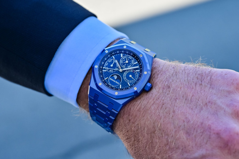 Audemars Piguet Royal Oak Perpetual Calendar 41mm Blue Ceramic 26579CS