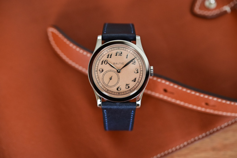 Baltic MR01 Salmon Accessible Calatrava-style Micro Rotor Watch