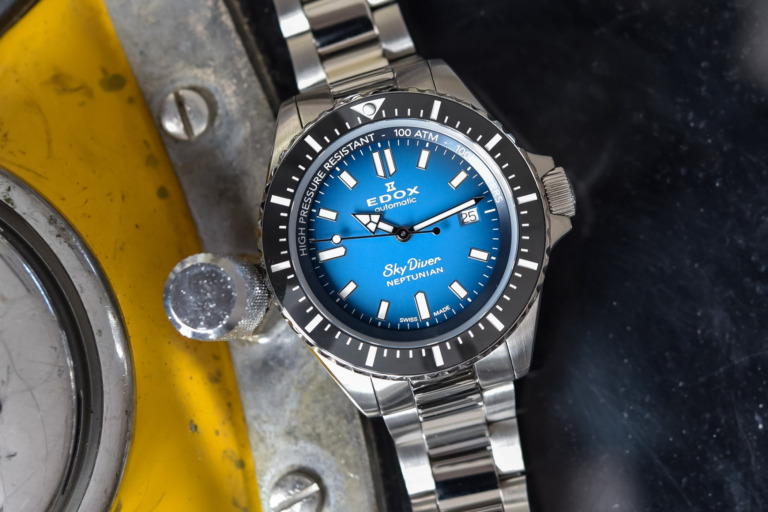 Edox SkyDiver Neptunian Deep Dive Watch 1000m