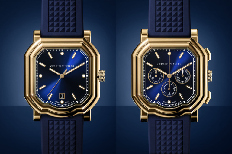 Gerald Charles Maestro GC2.0-RG Ultra-Thin Maestro GC3.0-RG Chronograph Rose Gold Royal Blue Dial