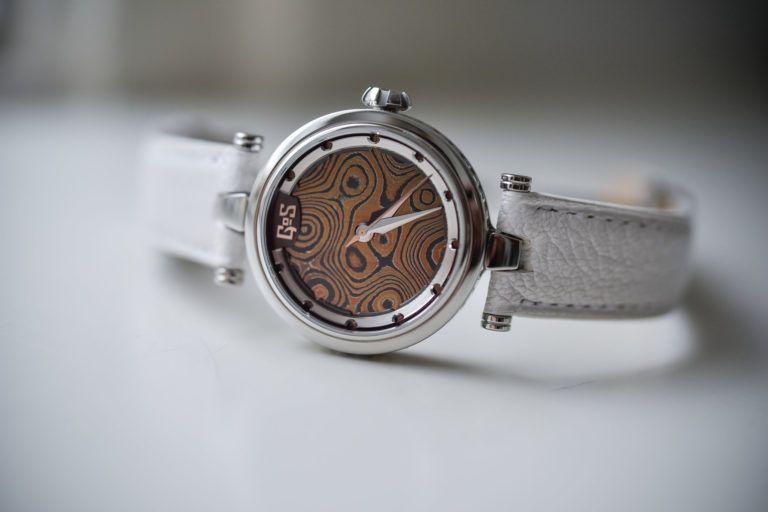 GoS Watche Sarek Ladies Damascus steel dial