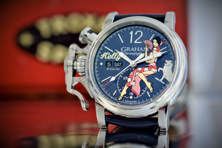 Graham Chronofighter Vintage Nose Art Ltd Kelly