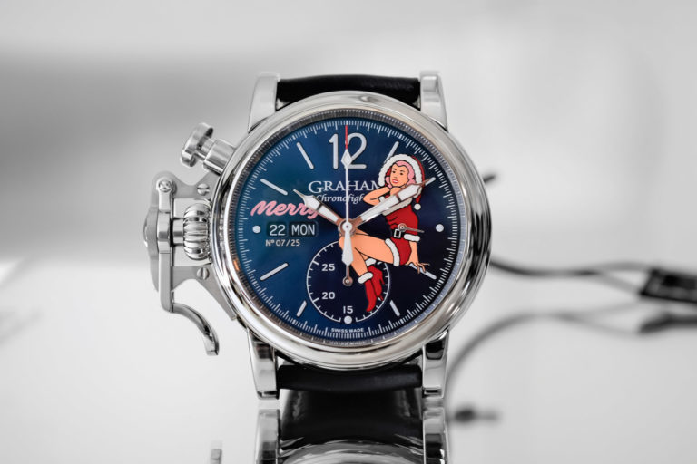 Graham Chronofighter Vintage Nose Art Merry Ltd