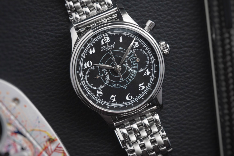 Habring² Monopusher Chronograph Japan Edition Black Dial