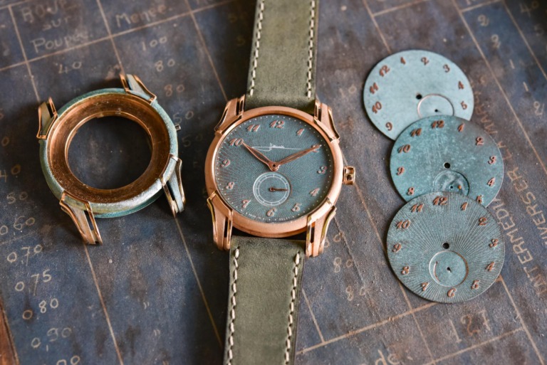 Holthinrichs Raw Bronze 3D laser-printed bronze watch