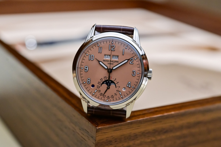 Patek Philippe 5320G Salmon Dial Perpetual Calendar