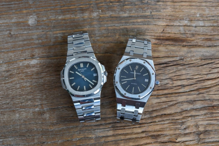 Patek Philippe Nautilus 5711 and Audemars Piguet Royal Oak 5402