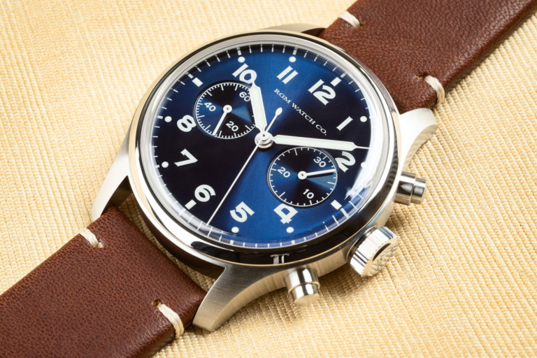 RGM Model 600-B Chronograph Blue Dial Pilot