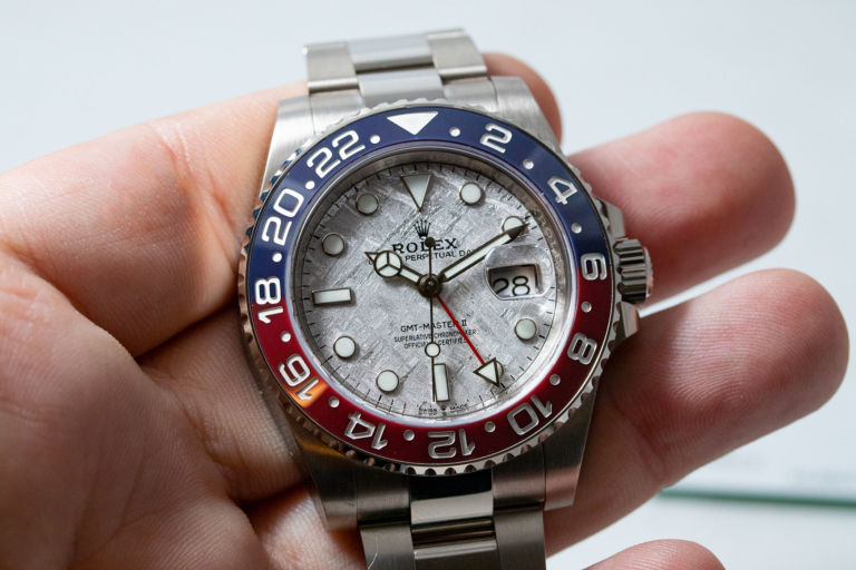 Rolex GMT-Master II 126719BLRO White Gold Pepsi Meteorite